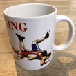 Új wrestling mintás bögre (fehér)