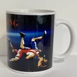 Új wrestling mintás bögre (piros felirattal)