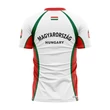 Férfi technikai póló - piros kerek nyakú - Hungary