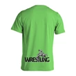 Férfi póló - Wrestling dobós - zöld