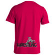 Gyerek póló - UW Wrestling dobós -közép rózsaszín-5-6ÉVES-116-122CM