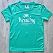 Wrestling-Technikai anyagból-Gyerek póló menta