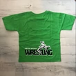 Gyerek póló - Wrestling dobós - zöld