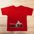 Gyerek póló - Wrestling dobós -piros