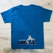 Gyerek póló - Wrestling dobós -kék