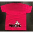 Gyerek póló - UW Wrestling dobós -közép rózsaszín