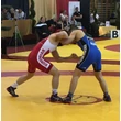Hungarian Wrestler-címeres magyar birkózómez-piros