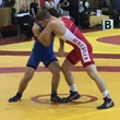 Hungarian Wrestler-címeres magyar birkózómez-piros