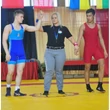 Hungarian Wrestler-címeres magyar birkózómez-piros