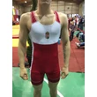 Hungarian Wrestler-címeres magyar birkózómez-piros