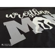 Női fekete póló, wrestling mom