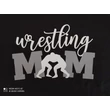 Női fekete póló, wrestling mom