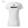 Női fehér póló, HUNGARY felirattal