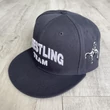 SNAPBACK - Wrestling team - hímzett - antracit szürke, fehér
