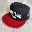 SNAPBACK - Wrestling team - hímzett - fekete, piros