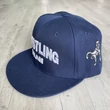 SNAPBACK - Wrestling team - hímzett - középkék, fehér
