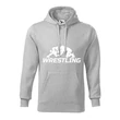 Elöl-hátul mintás pamut melegítőszett-Wrestling-szürke