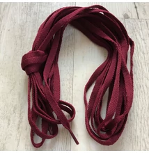 Cipőfűző - bordó, 180cm-s