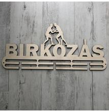 Fali Éremakasztó Fából - BIRKÓZÁS 2 soros bézs (49x22)