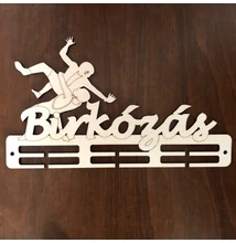 Fali Éremakasztó Fából - 36db-os-Birkózás (33x19cm)