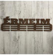 Fali Éremakasztó Fából - ÉRMEIM - 3 soros világosbarna (70x19cm)