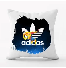 Párna - Színes Birkózó Adidas mintával, kék háttérrel