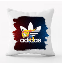 Párna - Színes Birkózó Adidas mintával, piros-kék háttérrel