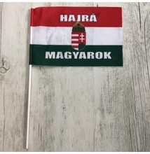 Hajrá magyarok zászló (15x22cm)