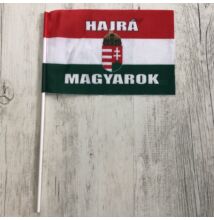 Hajrá magyarok zászló (15x22cm)