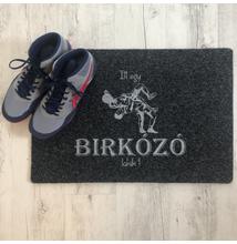 Birkózó mintás lábtörlő (sötétszürke)