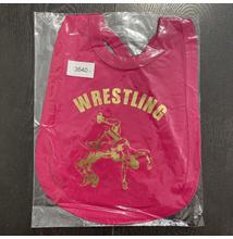 Baba előke (partedli) Wrestling arany- pink előkén