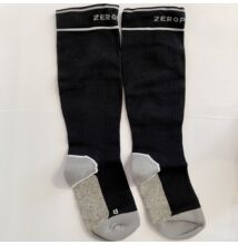 Zéropoint kompressziós zokni, fekete Felnőtt-uniszex(párban)