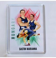 Sastin Marianna-hűtőmágnes