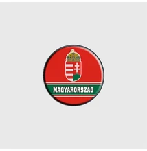 Kitűző kicsi Magyarország-piros