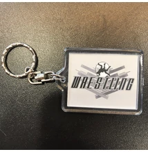 WRESTLING Dobós kulcstartó-szürke