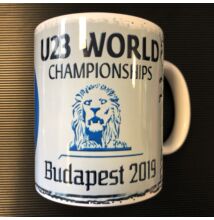 U23 Championship, kék-fekete-fehér bögre