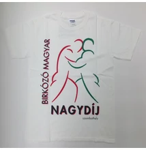 Férfi póló - Birkózó nagydíj - Fehér