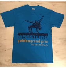 Férfi póló - Golden grand prix-kék