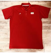 Férfi Iráni válogatott póló, galléros, piros - 3XL