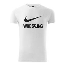 Férfi póló -  Wrestling fekete pipával - fehér