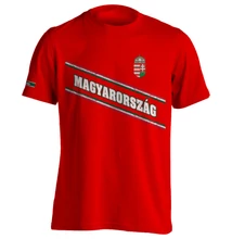 Férfi póló - Magyarország - Piros