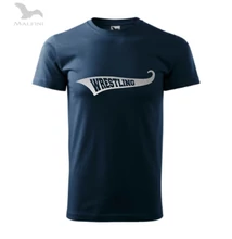 Férfi póló - Wrestling Pipa - Sötétkék