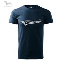 Férfi póló - Wrestling Pipa - Sötétkék