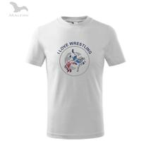 Gyerek póló - I Love Wrestling körlogós