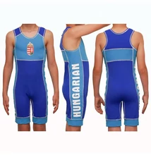 Hungarian Wrestler-Címeres magyar birkózómez-kék-fehér