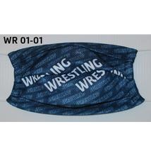 Egyedi mintával nyomott egyrétegű maszk- Wrestling apró mintás(gumis)- WR-01-01