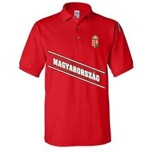 Női, galléros, Magyarország, címeres pólóing - piros