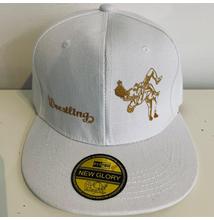 SNAPBACK - Wrestling felirattal-hímzett, Fehér-arany