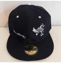 SNAPBACK - Wrestling felirattal-hímzett, Fekete-fehér