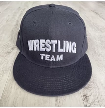 SNAPBACK - Wrestling team - hímzett - antracit szürke, fehér